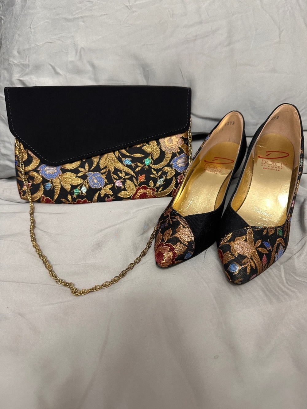 Dolce by Pierre Heels and Matching Purse